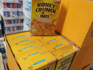 lot 210 image: 10 - 18 oz Boxes Millville Honey Cr...
