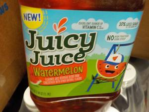 lot 215 image: 8 pack 58 oz Bottles Juicy Juice Wa...