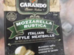 lot 232 image: 4 - 16  oz Frozen pkgs Carando Mozz...