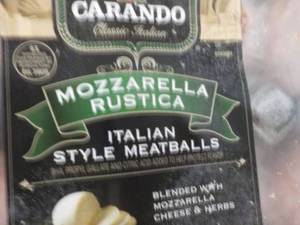 lot 233 image: 4 - 16  oz Frozen pkgs Carando Mozz...