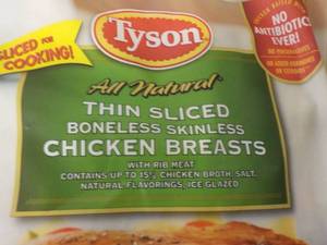 lot 280 image: 2 Frozen Pkgs Tyson Boneless Skinle...