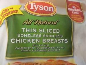 lot 284 image: 2 Frozen Pkgs Tyson Boneless Skinle...