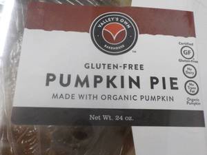 lot 287 image: 2 Gluten Free Pumpkin Pies just th...