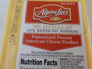 lot 304 image: 5 lbs Refrigerated Alpine Lace Slic...