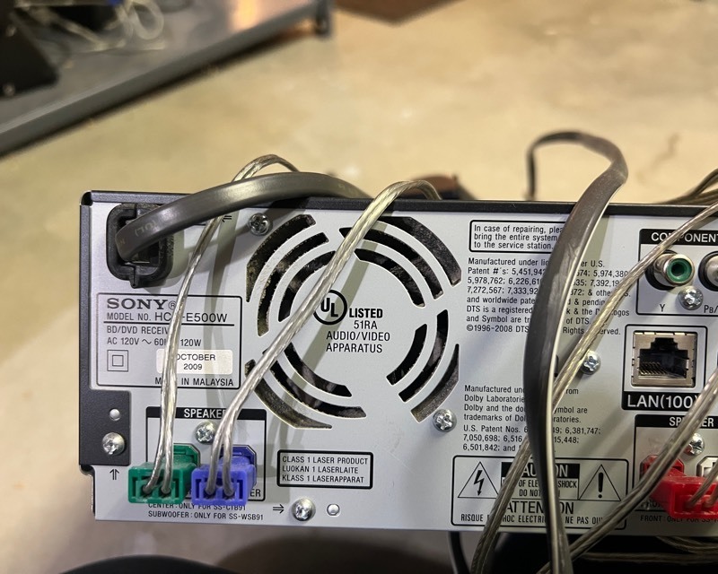 Sony BluRay Theater System