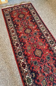 lot 25 image: Vintage Red Carpet Runner