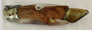 lot 13 image: Real Hoof Handled Pocket Knife