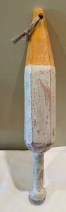 lot 156 image: Two Decorative Wooden Buoys