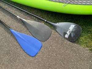 lot 105 image: Journey Stand Up Paddle Board and Three Paddles