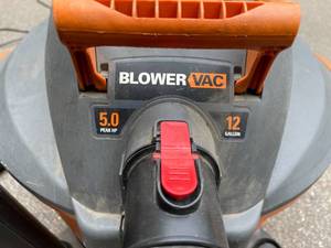 lot 170 image: Rigid 12 Gallon Wet  Dry Vac Blower Five Horsepower