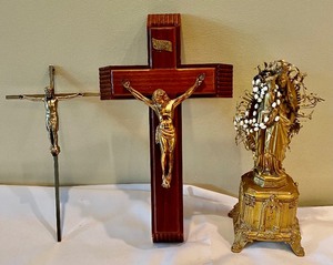 lot 90 image: Collection of Catholic Items