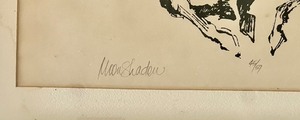 lot 91 image: Galloping Horse Print