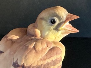 lot 229 image: Vintage Boehm Baby Goldfinch 448 Porcelain Figurine