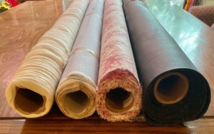 lot 285 image: Fabric and Vinyl Rolls