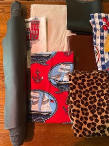 lot 286 image: Fun Fabrics and Vinyl