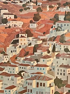 lot 291 image: Hydra En Rose Unframed Print by Marcella Maltais