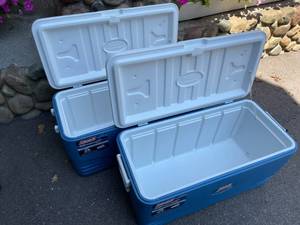 lot 422 image: Two Coleman Extreme 100 Quart Coolers