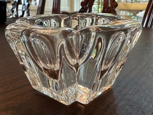 lot 233 image: Orrefors Crystal Candle Holder