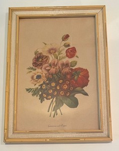 lot 451 image: Variety of Vintage Floral Prints
