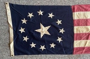 lot 454 image: Vintage American Flag
