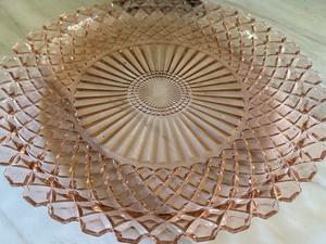 lot 292 image: Two Glass Vintage Serving Trays