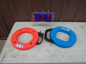 Qty of 2 electrician fish tapes. Look new. As shown.