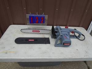 Oregon 110 volt 16 chainsaw. Very nice condition. As shown.