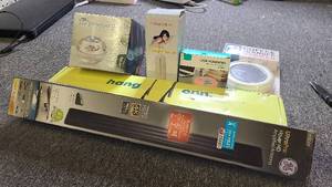 Collection of household electronics