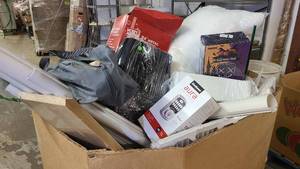 Treasure Hunt Gaylord of holiday items, household and outdoor items