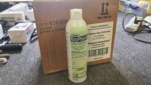 12 x 15.5 Oz cans of BioPhene Spray Disenfectant