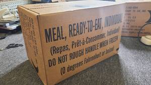 MRE Meals Ready to Eat 12 Per Case Menu A 1-12