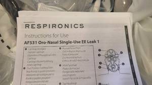 Phillips Respironics Oro-Nasal Single Use Face Masks