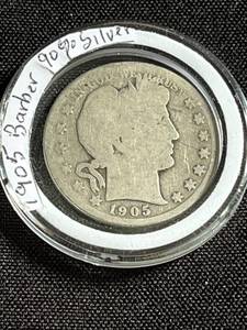 1905 Barber Half Dollar (90% Silver)