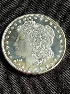 Morgan One Troy Ounce Silver Bullion Round