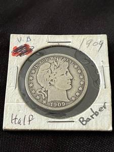 1909 Barber Half Dollar