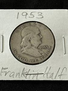 1953-D Franklin Half Dollar