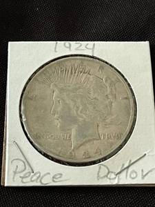 1924 Peace Dollar