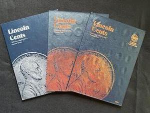 Three Lincoln Coin Folders (Covering the Years 1909-2020)