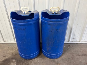 lot 95 image: Two scrap metal bins