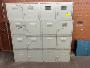 lot 102 image: Set of four lockers