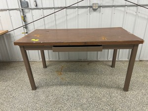 lot 105 image: Brown Table