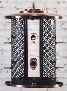 lot 11 image: Cameron Copper Bird Feeder by StyleCraft Home Collection