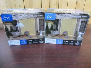 lot 16 image: (Set of 2) OVE Waterfall Curtain String Lights 1200 LED Bulbs with Remote Control (SET of 2)