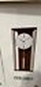 lot 35 image: Mid-Century Modern Wall Clock - Dual Chimes Pendulum