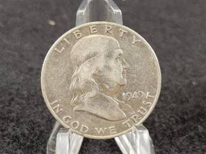 1949-D Franklin Half Dollar - 90% Silver