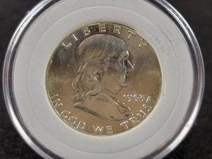 1963 Franklin Half Dollar - 90% Silver