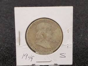 1949-S Franklin Half Dollar - 90% Silver