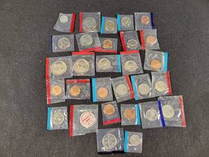 Large Lot of US Mint Uncirculated Coins - 1968, 1969, 1973, 1981 and More