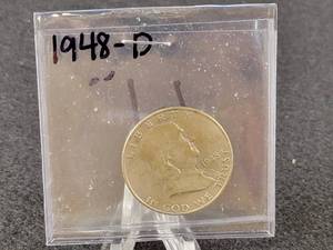 1948-D Franklin Half Dollar - 90% Silver