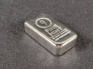 10oz .999 Fine Silver Poured Bar - 9 Fine Mint